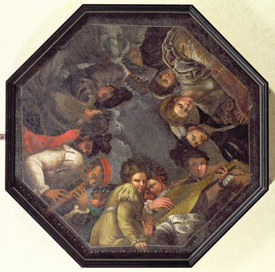 La famiglia Boiardo con strumenti musicali da Nicolo dell Abate